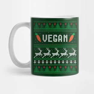 Vegan Ugly Christmas Sweater Mug